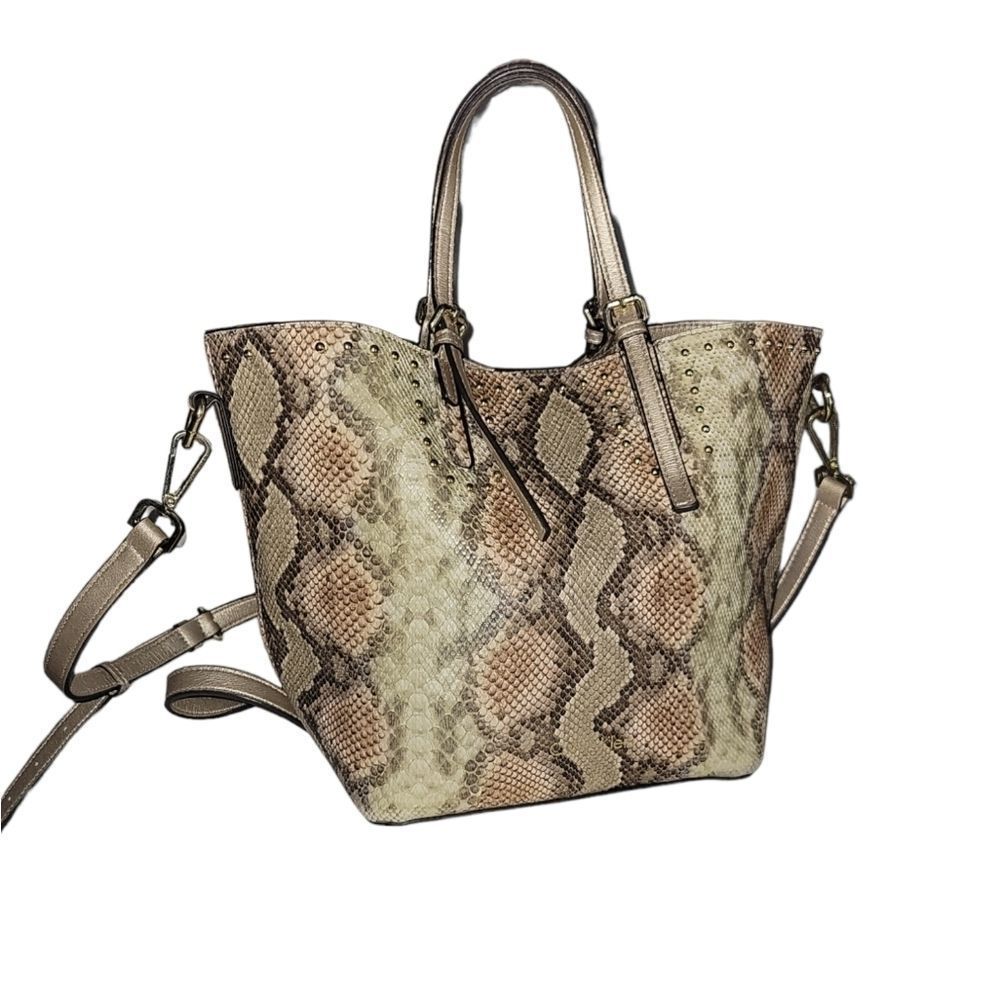 WOMENS CALVIN klein snakeskin pattern handbag - Picture 5 of 10